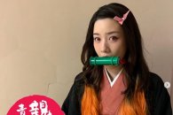 『鬼滅の刃』竈門禰豆子_永野芽郁_コスプレ_親バカ青春白書