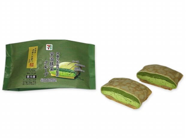 セブン-イレブン_伊藤久右衛門監修 宇治抹茶クレープ 178円（税抜）