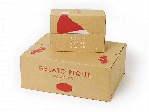 gelato pique_オンラインストア_クリスマス限定デザイン_梱包