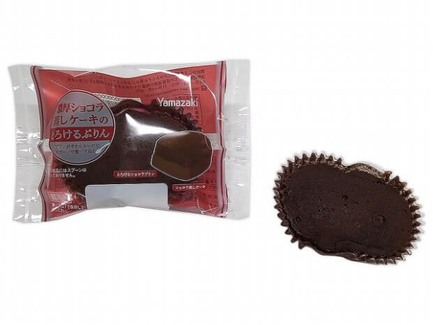セブン-イレブン_山崎 濃厚ショコラ蒸しケーキのとろけるぷりん 158円（税抜）