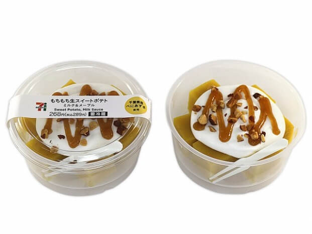 もちもち生スイートポテト ミルク＆メープル 268円（税抜）