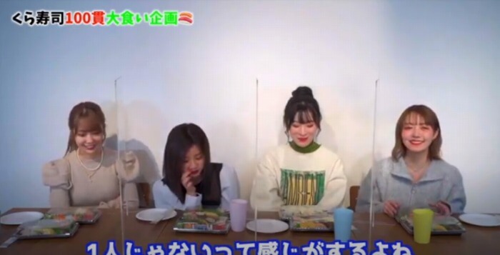 TGC公式YouTubeチャンネル_TOKYO GIRLS COLLECTION_高橋かの_永江梨乃_久留栖るな_倉田乃彩_くら寿司100貫大食い対決