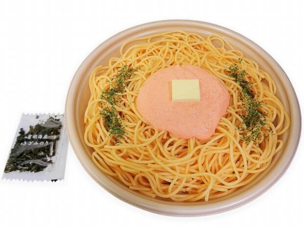 セブン-イレブン_明太マヨのスパゲティ かねふく明太子使用 370円（税抜）