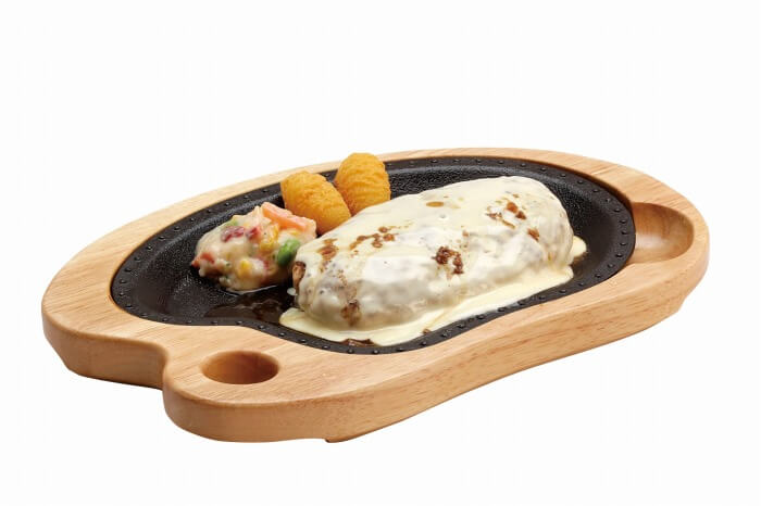 びっくりドンキー_ステーキ_フォンデュ風チーズバーグステーキ 200g 938円（税抜）