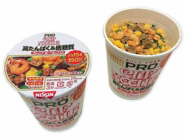 セブン-イレブン_日清食品 カップヌードルPRO 高たんぱく＆低糖質 206円（税抜）