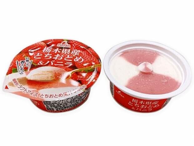 セブン-イレブン_フタバ 栃木県産 とちおとめ＆バニラ 140円（税抜）