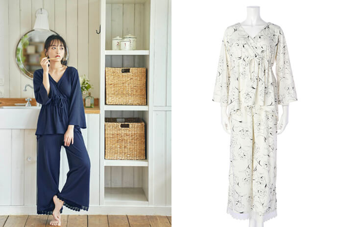 Aimy's Room 近藤千尋プロデュース カシュクールチュニック+レース付きパンツ