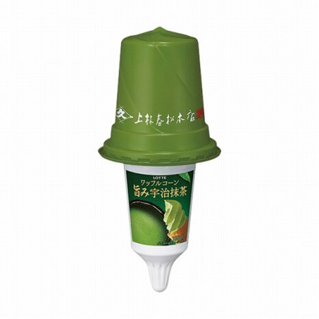 ロッテ ワッフルコーン 旨み宇治抹茶 249円（ファミリマート通常価格・税抜）