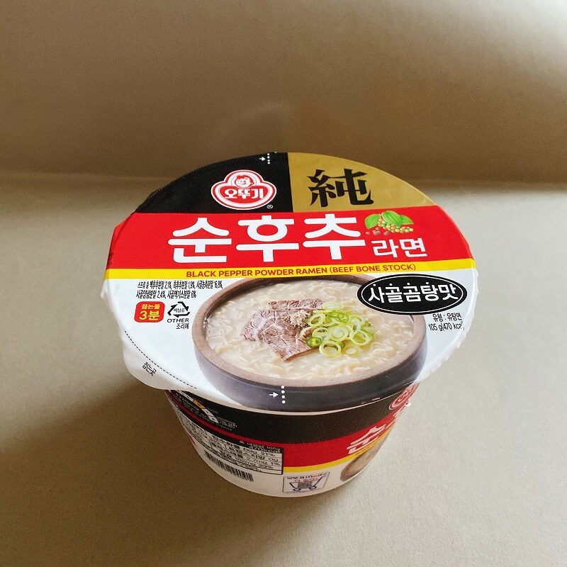 韓国_コンビニ_カップ麺_コショウ_ラーメン