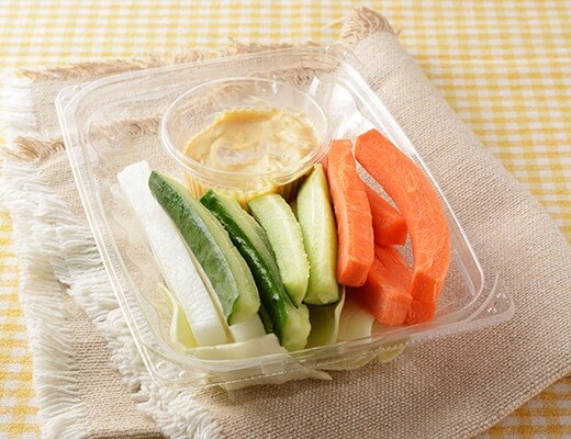 野菜増量ピリ辛味噌マヨで食べる野菜スティック 248円（ローソン標準価格・税込）