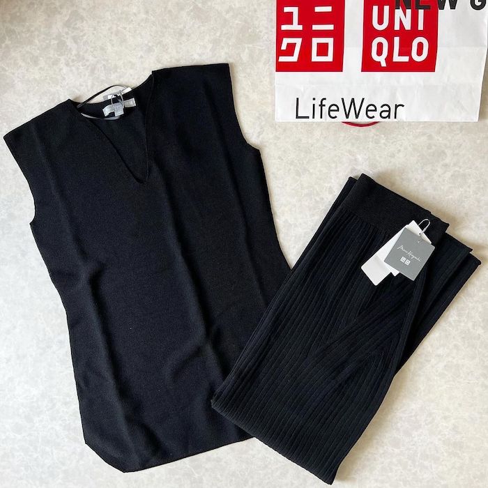 UNIQLO、3dノースリーブセーター